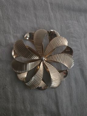 Gold-Tone Large Swirl Brooch